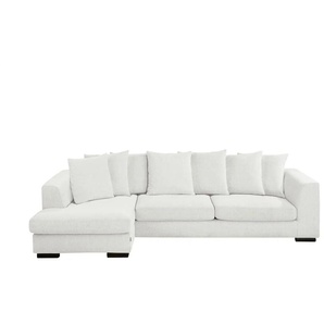 SOHO Ecksofa weiß - Webstoff Paulina ¦ weiß ¦ Maße (cm): B: 311 H: 80 T: 156.0