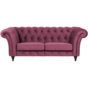SOHO Einzelsofa  Churchill ¦ lila/violett ¦ Maße (cm): B: 212 H: 79 T: 100.0