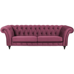 SOHO Einzelsofa  Churchill ¦ lila/violett ¦ Maße (cm): B: 252 H: 79 T: 100.0