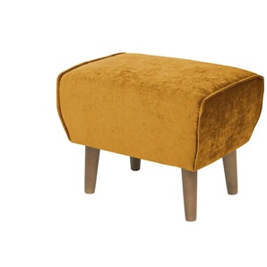 SOHO Hocker  Ellinor ¦ gelb ¦ Maße (cm): B: 56 H: 46 T: 41.0
