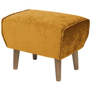 SOHO Hocker  Ellinor ¦ gelb ¦ Maße (cm): B: 56 H: 46 T: 41.0