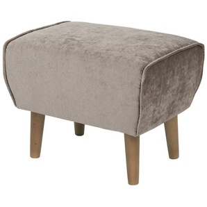 SOHO Hocker  Ellinor ¦ grau ¦ Maße (cm): B: 56 H: 46 T: 41.0
