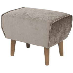 SOHO Hocker  Ellinor ¦ grau ¦ Maße (cm): B: 56 H: 46 T: 41.0