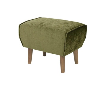 SOHO Hocker  Ellinor ¦ grün ¦ Maße (cm): B: 56 H: 46 T: 41.0