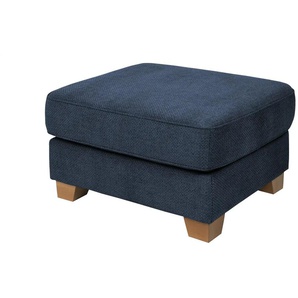 SOHO Hocker  Franka ¦ blau ¦ Maße (cm): B: 75 H: 42 T: 62.0