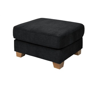 SOHO Hocker  Franka ¦ schwarz ¦ Maße (cm): B: 75 H: 42 T: 62.0