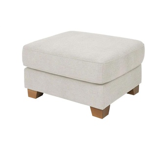 SOHO Hocker Franka - weiß - Materialmix - 75 cm - 42 cm - cm 62,0 | Möbel Kraft
