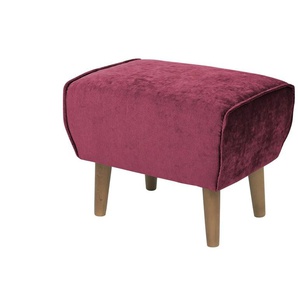 SOHO Hocker - rot - Materialmix - 56 cm - 46 cm - cm 41,0 | Möbel Kraft