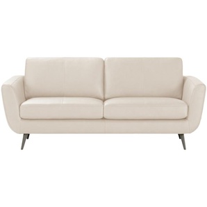 SOHO Ledersofa  Smilla ¦ weiß ¦ Maße (cm): B: 197 H: 85 T: 93.0