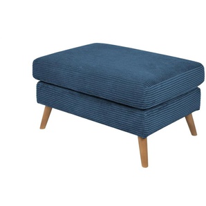 SOHO Polsterhocker - blau - Materialmix - 90 cm - 43 cm - cm 60,0 | Möbel Kraft
