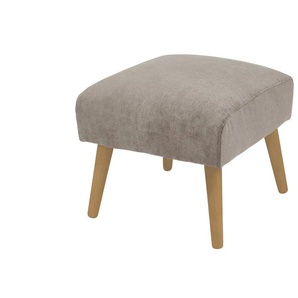 SOHO Polsterhocker Jolyn - grau - Materialmix - 49 cm - 45 cm - cm 49,0 | Möbel Kraft