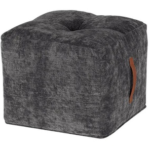 SOHO Polsterhocker  Praline ¦ grau ¦ Maße (cm): B: 47 H: 42 T: 47.0