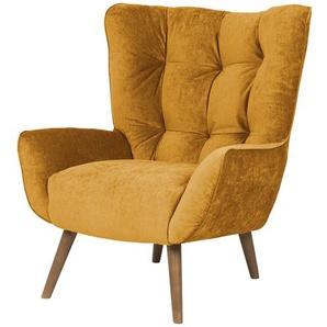 SOHO Polstersessel  Jolyn ¦ gelb ¦ Maße (cm): B: 87 H: 100 T: 86.0