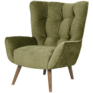 SOHO Polstersessel  Jolyn ¦ grün ¦ Maße (cm): B: 87 H: 100 T: 86.0