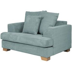 SOHO Sessel  Franka ¦ grün ¦ Maße (cm): B: 136 H: 87 T: 103.0