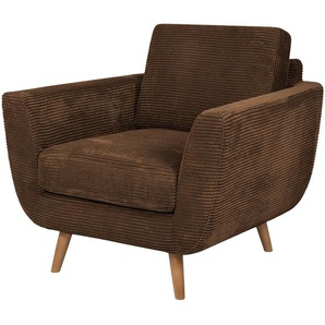 SOHO Sessel  Smilla ¦ braun ¦ Maße (cm): B: 94 H: 85 T: 93
