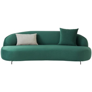 SOHO Sofa, 3-sitzig  Ariane ¦ grün ¦ Maße (cm): B: 224 H: 80 T: 106