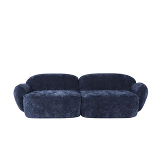 SOHO Sofa 3-sitzig Bubble ¦ blau ¦ Maße (cm): B: 236 H: 80 T: 104.0