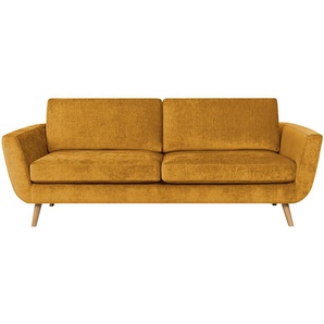 SOHO Sofa  Smilla ¦ gelb ¦ Maße (cm): B: 217 H: 85 T: 93