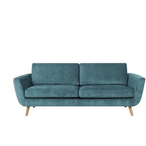 SOHO Sofa - türkis/petrol - Materialmix - 217 cm - 85 cm - cm 93,0 | Möbel Kraft