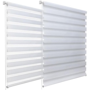 Sol Royal - Doppelrollo SolDecor DL2 Weiß, 220x90x4 cm
