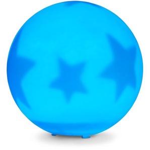 Solar-Kugelleuchte mit Sternen und LED-Farbwechsel, groß