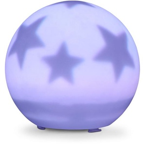 Solar-Kugelleuchte mit Sternen und LED-Farbwechsel, klein