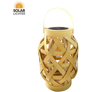 SOLAR LICHTER Solar LED-Akku-Rattanleuchte Solar S, 2700 K 1251-00