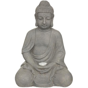 Solarlampe Bouddha-Schiefer H. 43 cm Hespéride