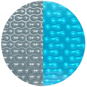Solarplane Rund 400cm Darkblue-Silver 400µm Geobubble Isolation Solarfolie Pool