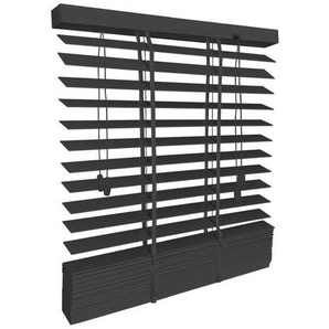 SolDecor BE5 Holzjalousie Schwarz 75cm, 250 - Sol Royal