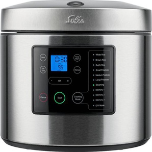 SOLIS OF SWITZERLAND Reiskocher Rice&Potato Cooker (Typ 8161) schwarz (edelstahl, schwarz) Reiskocher