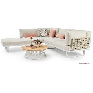 Solpuri BOOM Loungesofa - in weiss mit String Flex - inkl. Auflagen - versch. Möglichkeiten