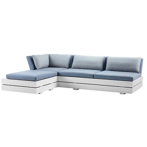 Solpuri Boxx Loungesofa - in weiss oder anthrazit Alu- inkl. Auflagen - versch. Möglichkeiten
