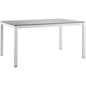 Solpuri Classic Dining Tisch 140x80 cm Aluminium Höhe 75 cm