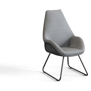 Solpuri Dining Sessel Chill Hochlehner anthrazit, Auflage 100% Polyacryl