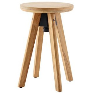 Solpuri Spindle Drehhocker Teak