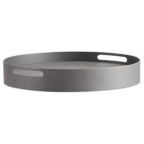 Solpuri Tablett Knuff in Größe M 58 cm - Aluminium anthrazit