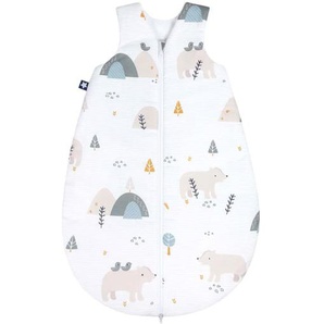 Sommer-Schlafsack, weiß mit Motiv Mountain Bear, 70 cm