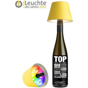 Sompex Leuchte &quot;TOP 2.0&quot; Akku LED  Flaschenaufsatz Gelb