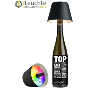 Sompex Leuchte "TOP 2.0" Akku LED  Flaschenaufsatz Schwarz