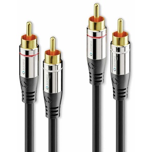 SONERO Cinchkabel Stereo, 10 m, schwarz S-AC700-100