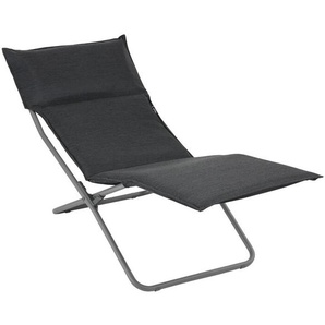 Sonnenliege Bayanne Chaise Lounge Lafuma Polster Hedona onyx schwarz, 68x63 cm