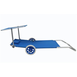 Sonnenliege   ¦ blau ¦ Maße (cm): B: 65 H: 16