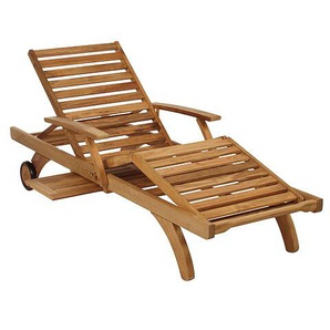 Sonnenliege Capri Ultra aus Teakholz von Barlow
