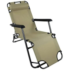 Sonnenliege   ¦ creme ¦ Maße (cm): B: 60 H: 27