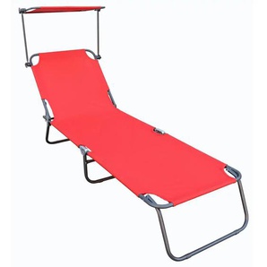 Sonnenliege | rot | 55 cm | 24 cm |