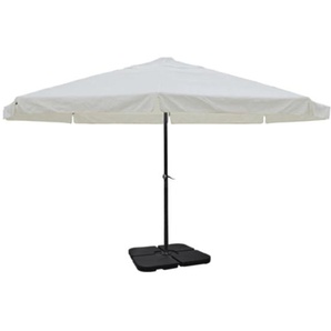 Sonnenschirm Aluminium weiss mit Schirmständer