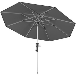 Sonnenschirm Ø 315 cm Knirps Phönix ¦ grau Ø: 315
