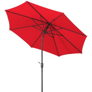 Schneider Schirme Sonnenschirm  Harlem - rot - Materialmix - 260 cm - [270.0] | Möbel Kraft